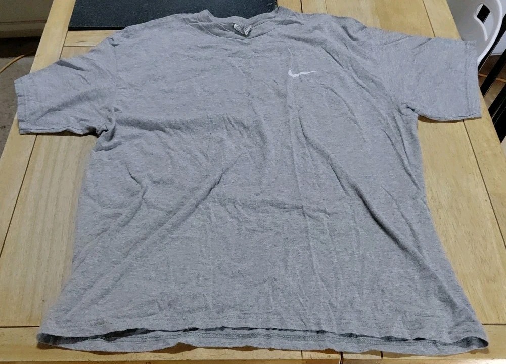 Vintage Nike T-Shirt Large Grey 80s 90’s Just Do It Graphic Print Swoosh