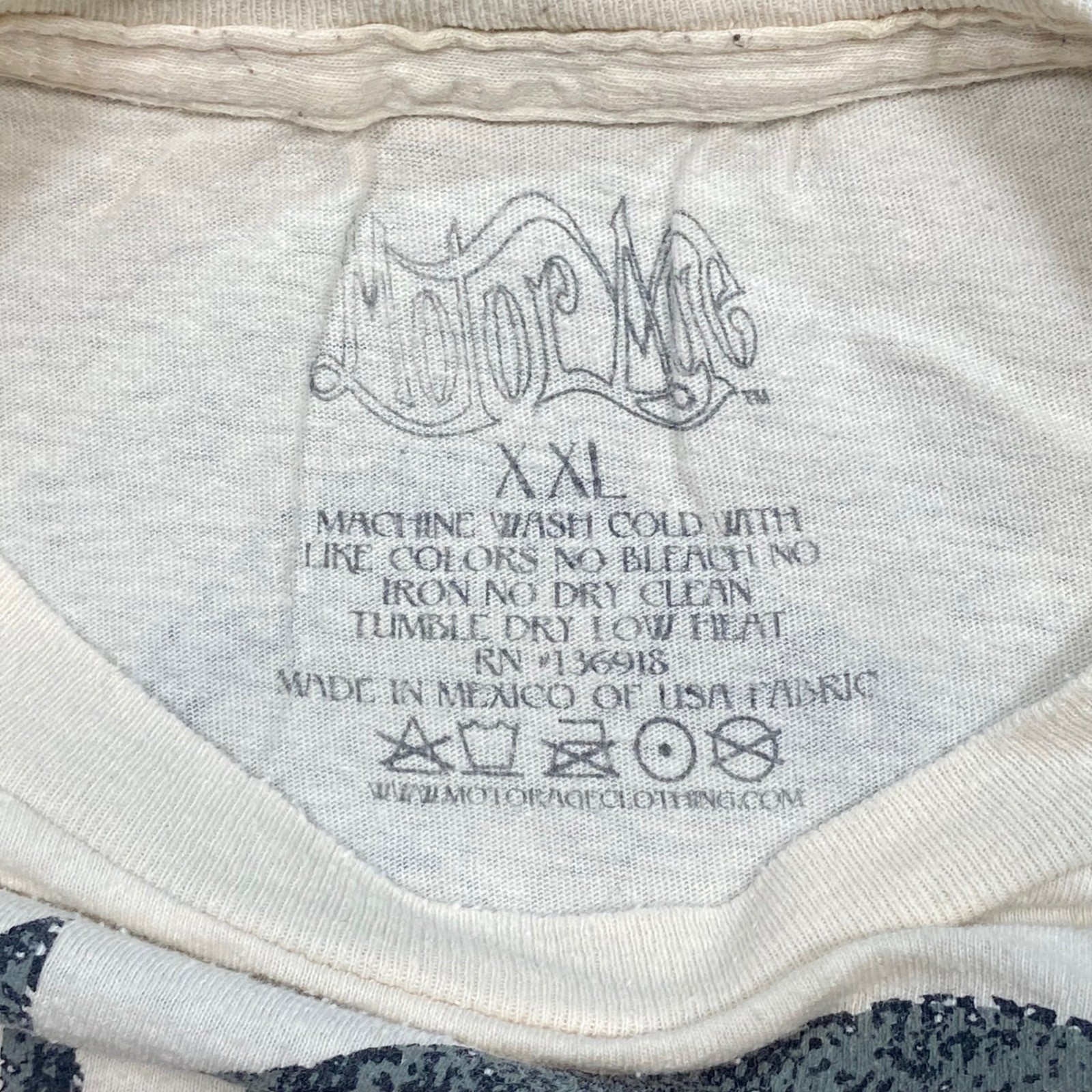 Motor Age Speedway Motorcycle Graphic TShirt Sz XXL Mens Cream Biker Retro 1931