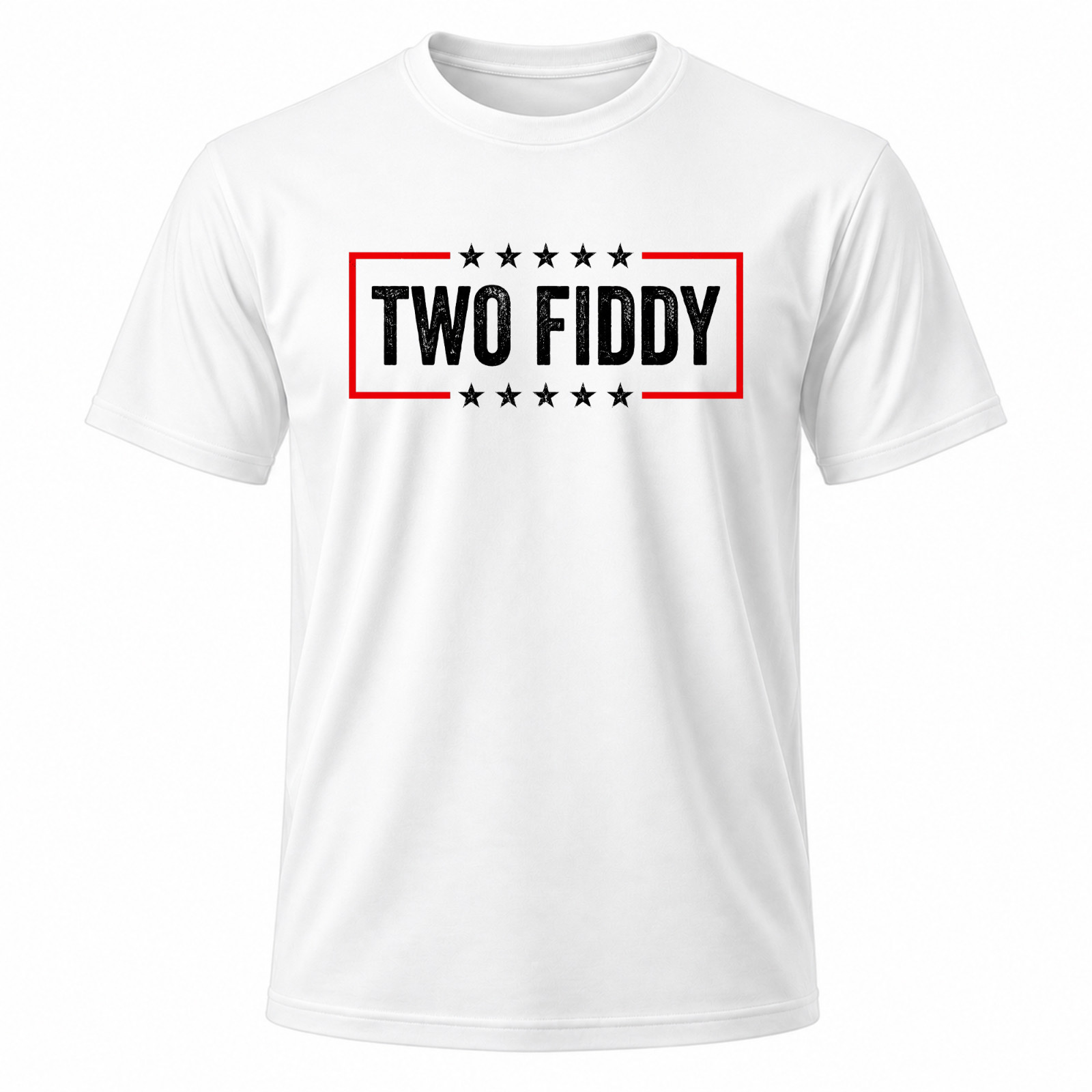 Two Fiddy America 250 White Graphic T-Shirt