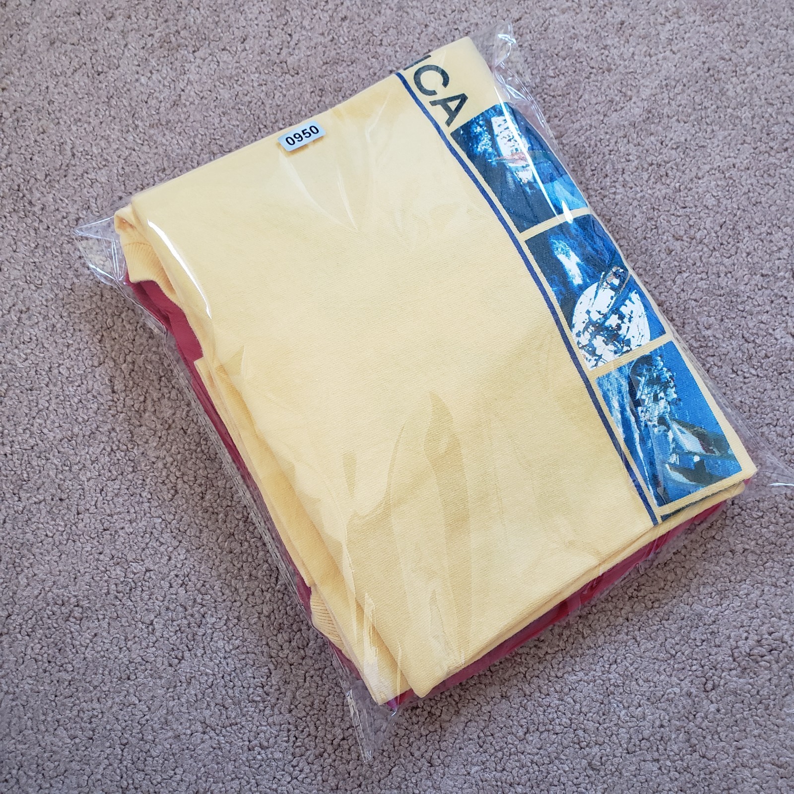 Lot Of 2 Vintage Y2K Nautica Sailing Sz Large Mens T-Shirts Red Yellow NS83