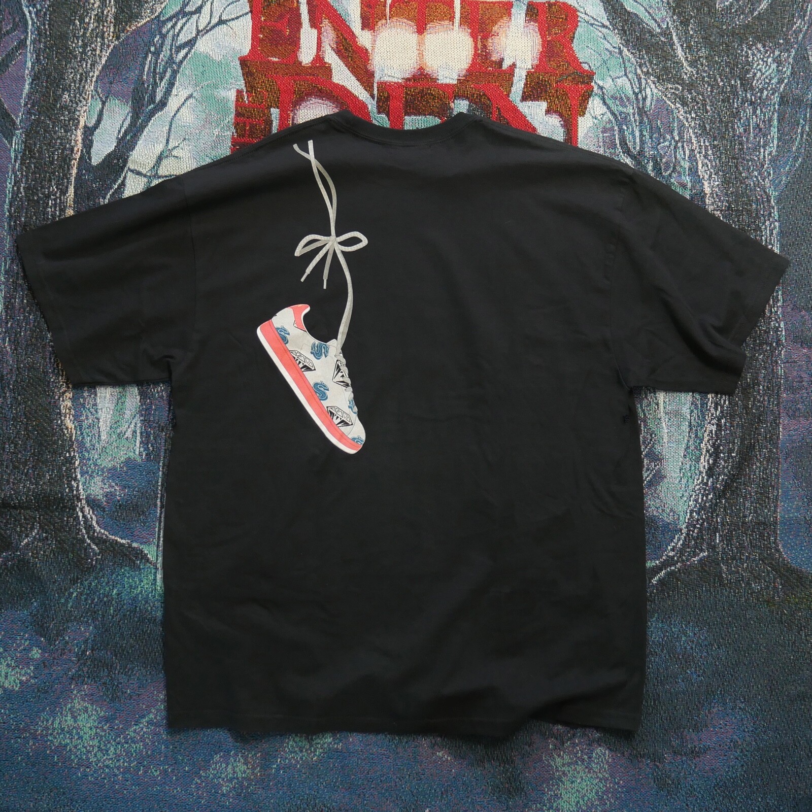 BBC Ice Cream Boutique Diamonds And Dollars Sneakers Tee Size XXL OG Icecream