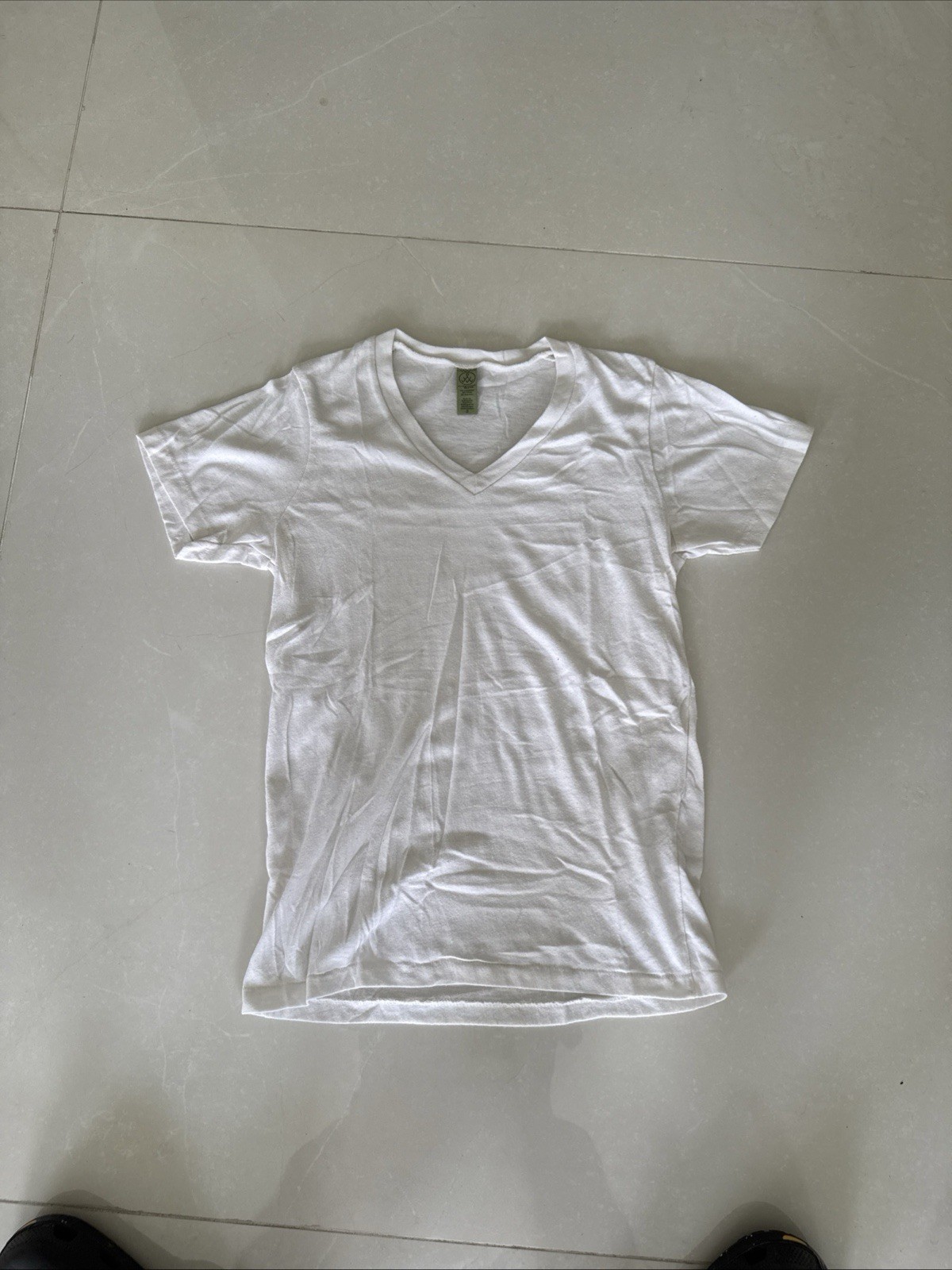 Alternative Earth T Shirt S Stretch Poly Cotton Rayon White
