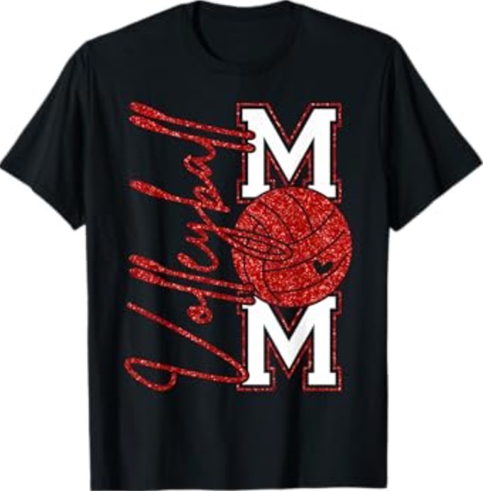 Volleyball Mom Game Day Mama Volleyball Gift T-Shirt
