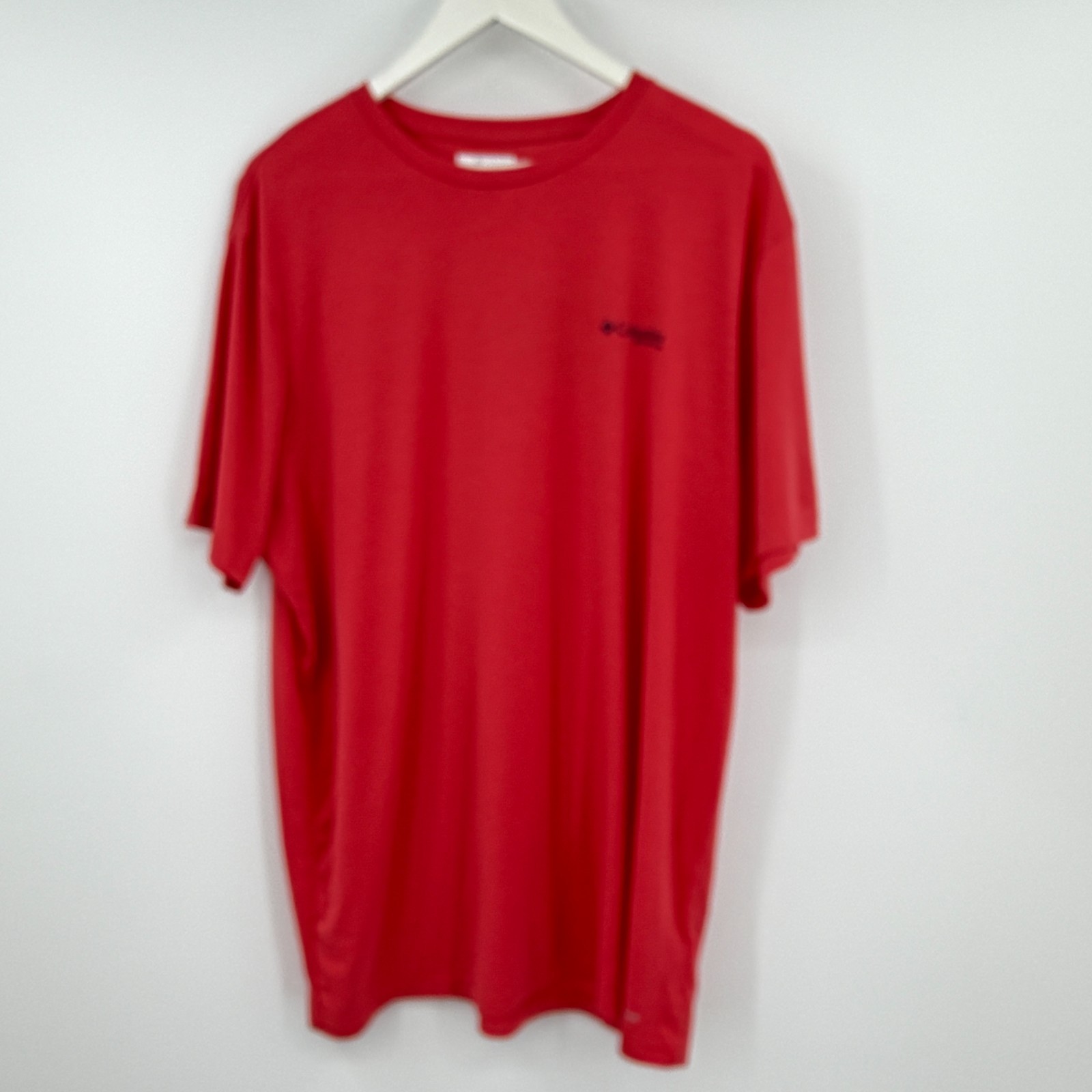 Columbia PFG Terminal Tackle T-Shirt Mens L Red White Blue USA 4th of July