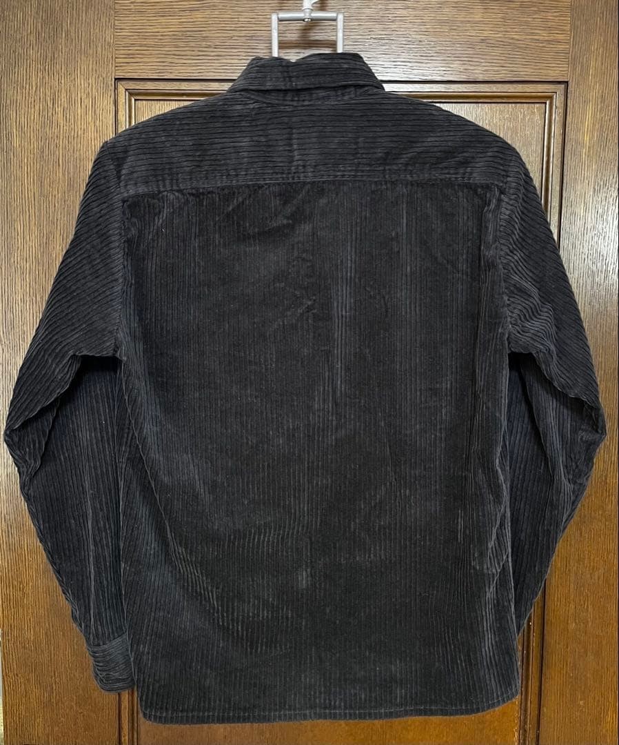 Wax London Corduroy Shirt S Dark Grey Cotton 97% Polyurethane 3% corduroy USED