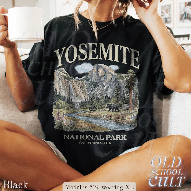 Yosemite National Park Vintage Comfort Tee