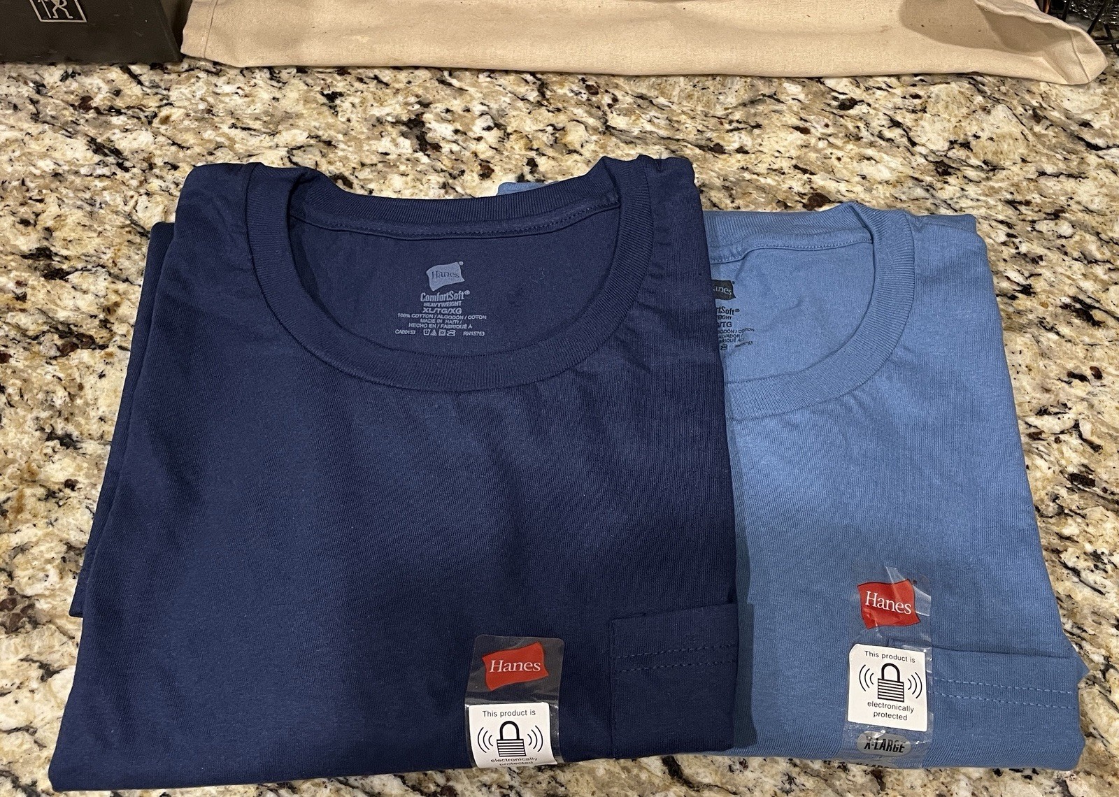 Hanes Men’s T-shirt single, 2 pack or 3 pack various colors available, new
