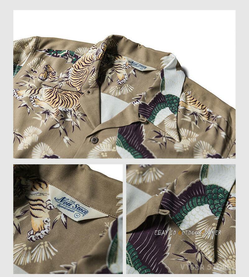 NON STOCK Japanese Camp Shirt Old Fashion Summer Men’s Short Sleeve Shirts