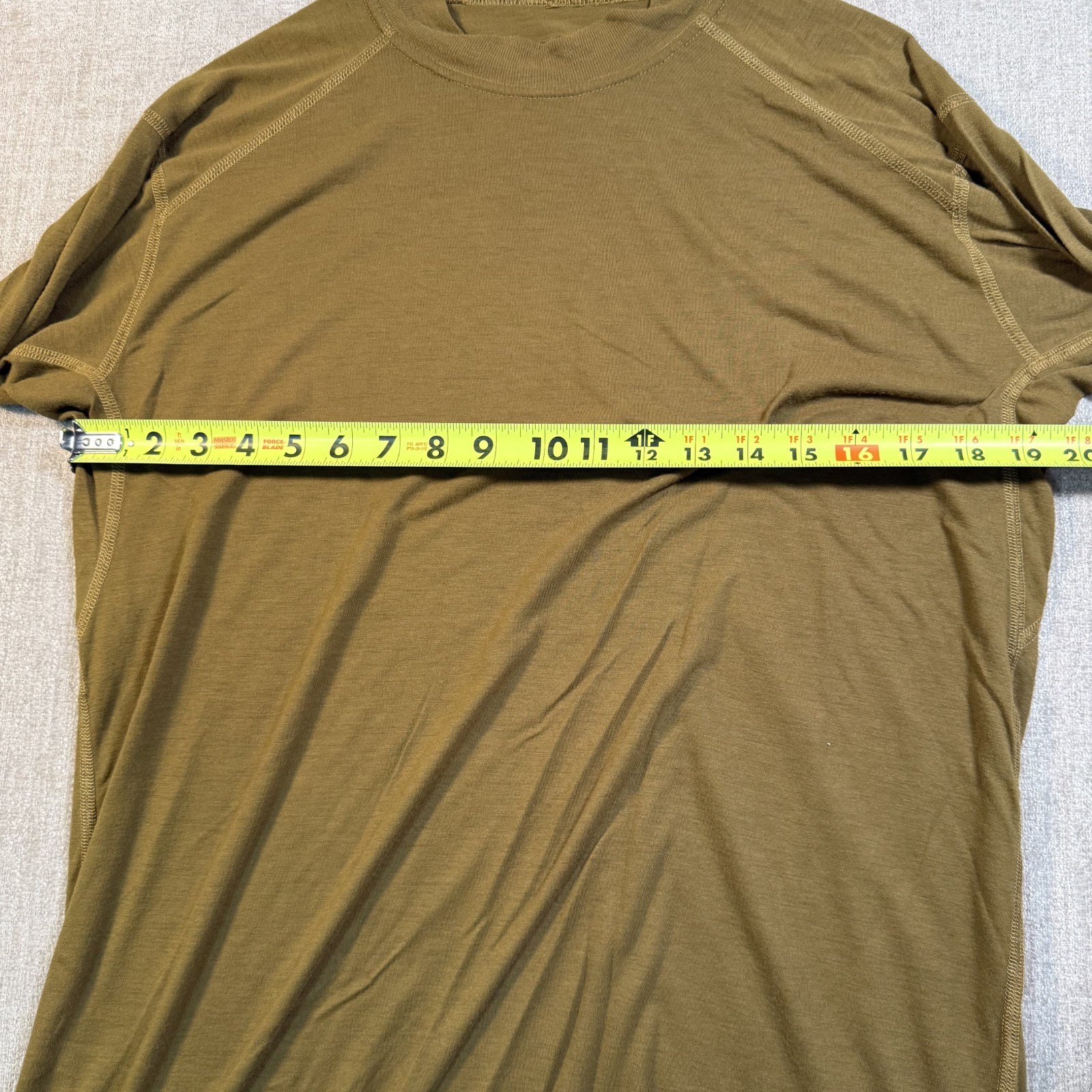 Peckham USMC FROG Flame Resistant Long Sleeve Shirt Coyote Brown Mens M Made USA