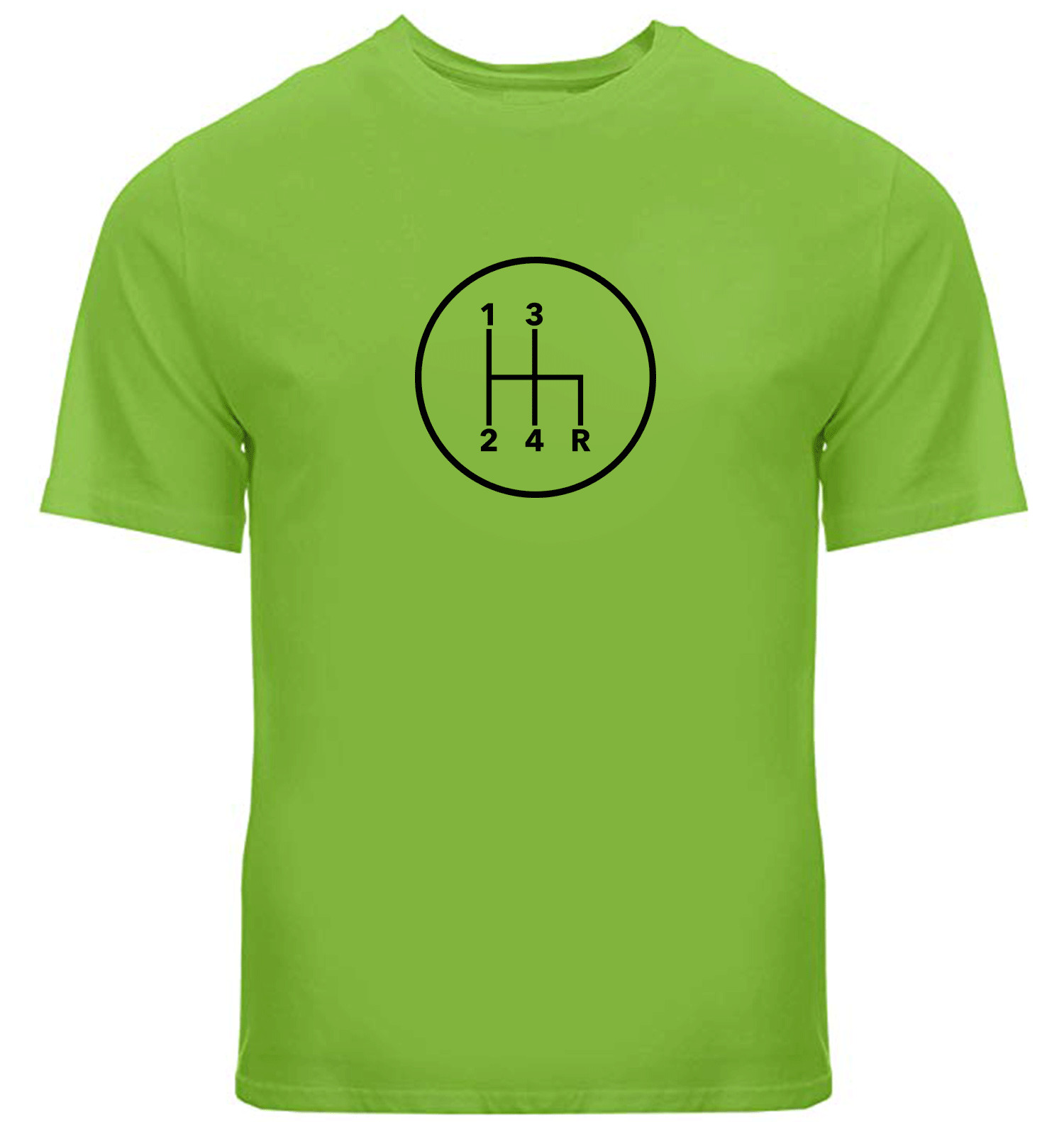 Manual Transmission Gears Shift Pattern 4 Speed Stick Shirts Mens Tee T-Shirt