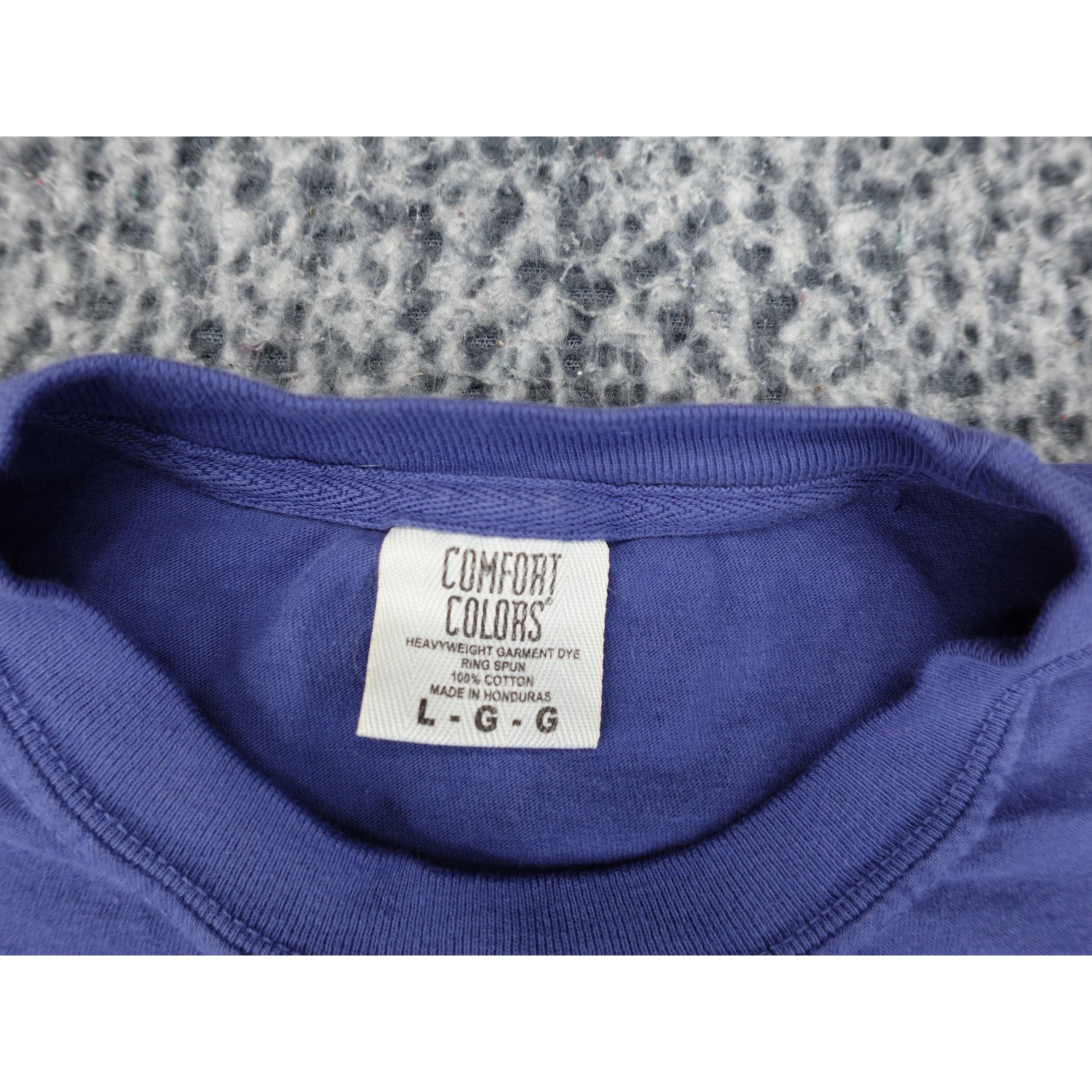 Comfort Colors Stay True Stand Firm Tee Mens Large Purple Good Christian Graphic