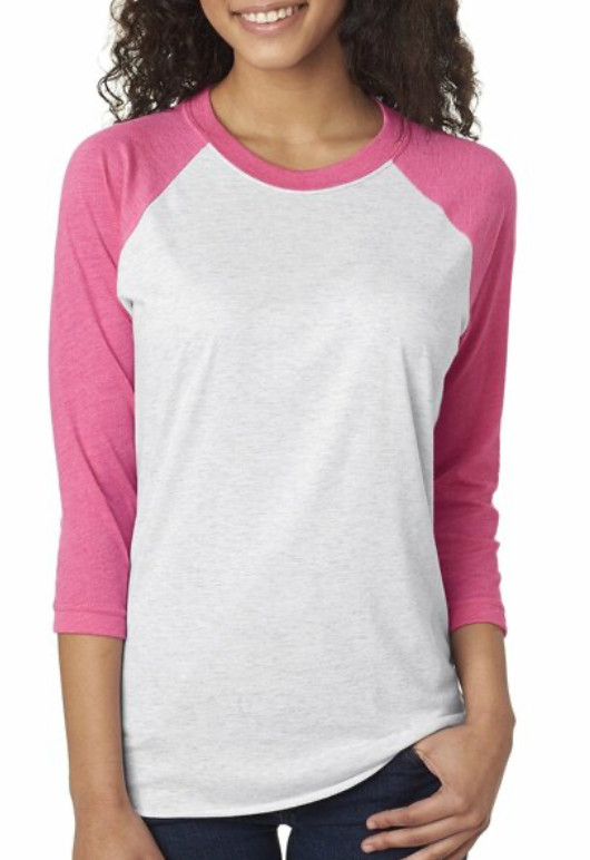 Next Level Unisex Tri-Blend 3/4-Sleeve Raglan T-Shirt