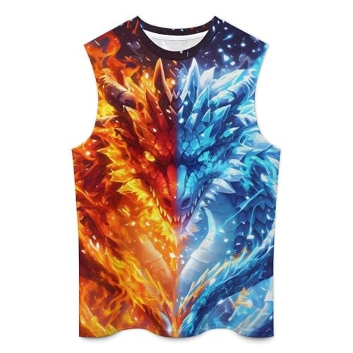 Printed Moisture Wicking 3D Tank Top