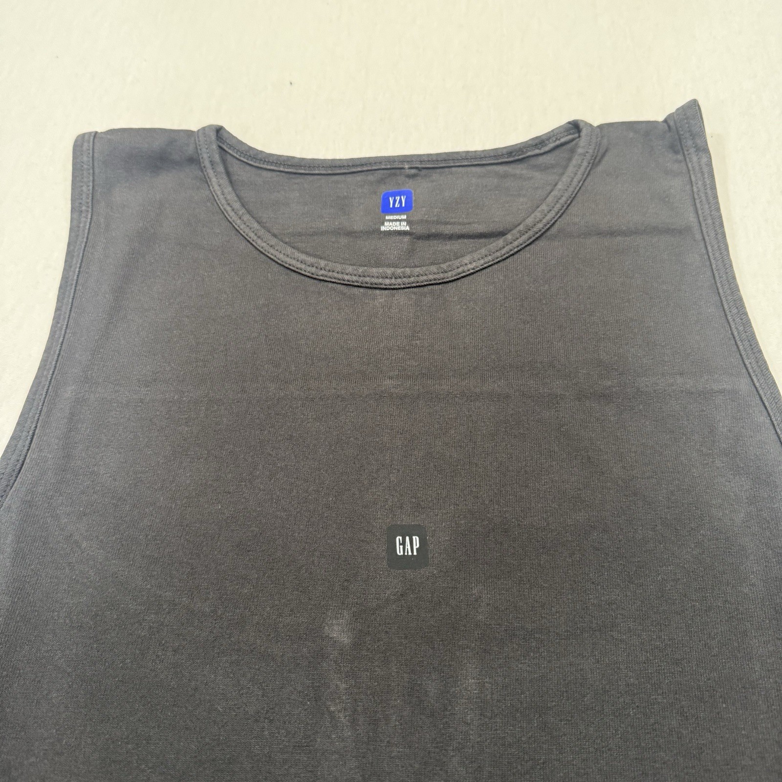 YZY Yeezy Gap Engineered By Balenciaga Loose Tank Top Men’s Size Medium Black