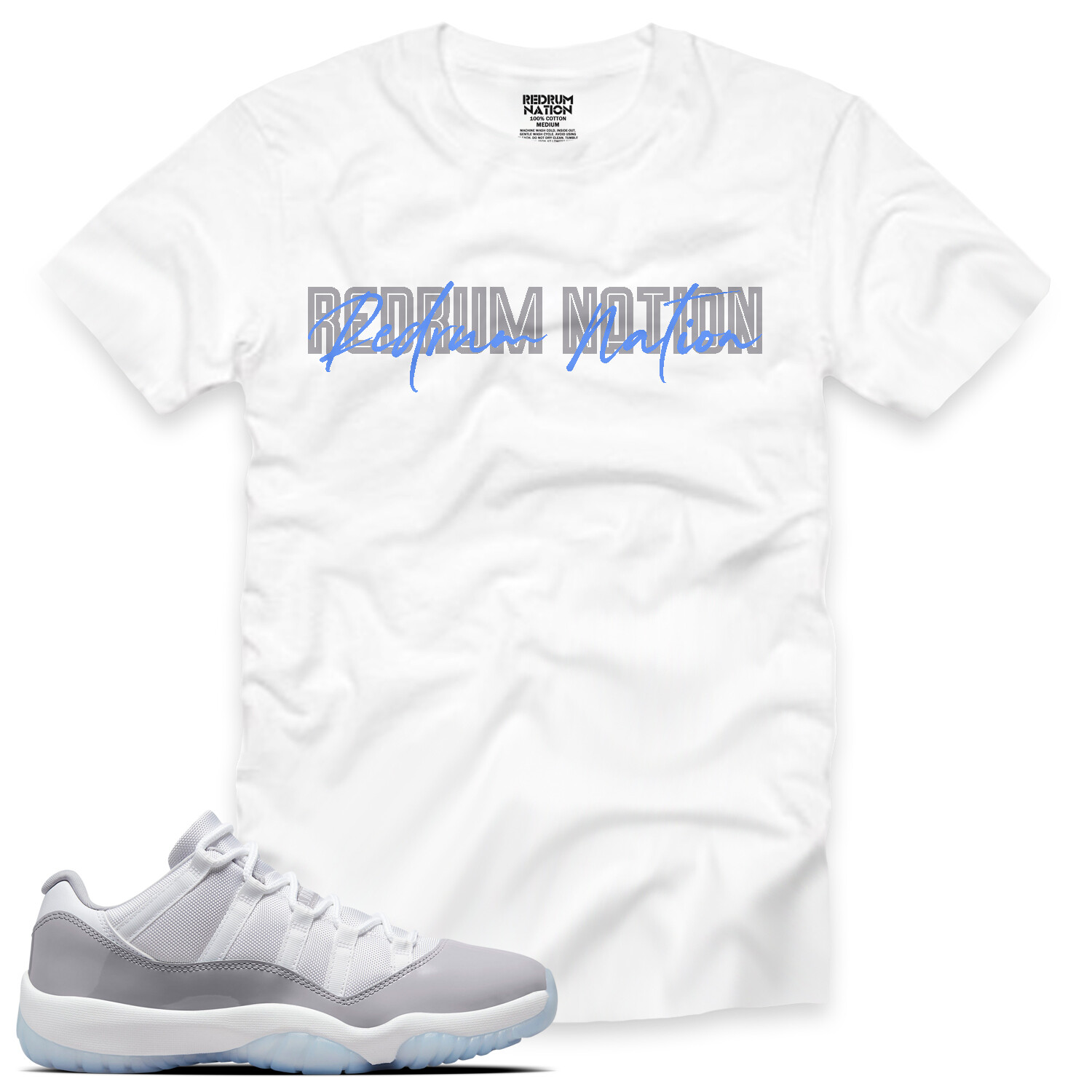 Cement Grey 11 Redrum Nation X2 T-Shirt