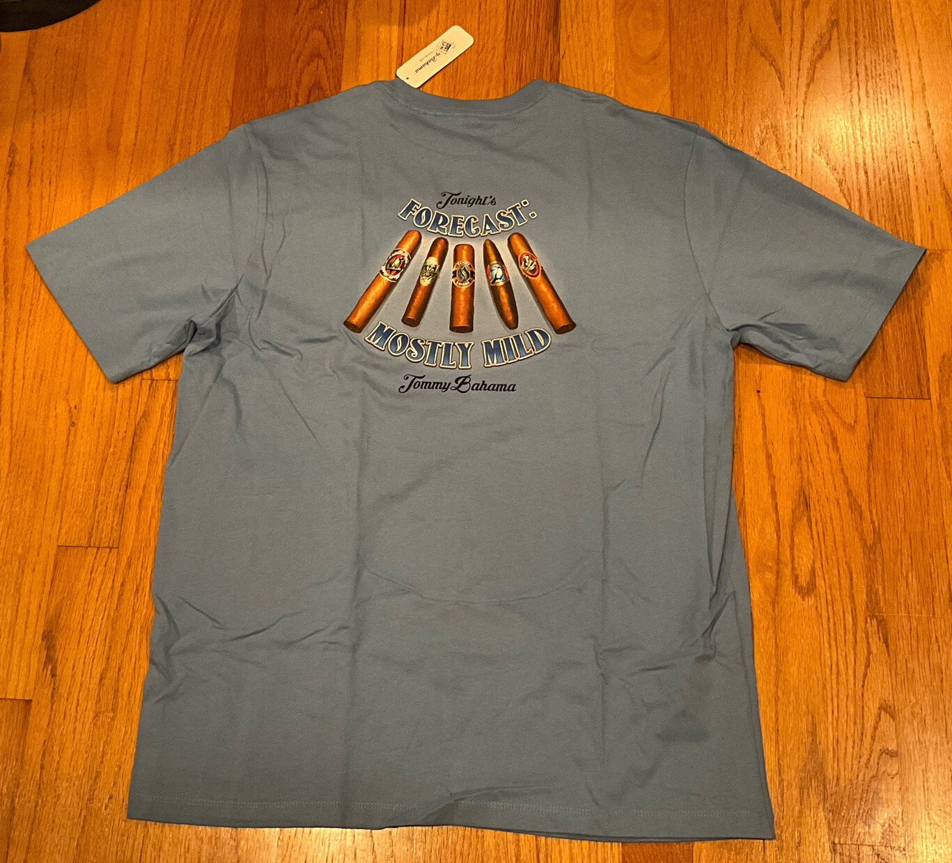 Tommy Bahama “Tonight’s Forecast Mostly Mild” T-Shirt Men’s Size: Small (S) NWT