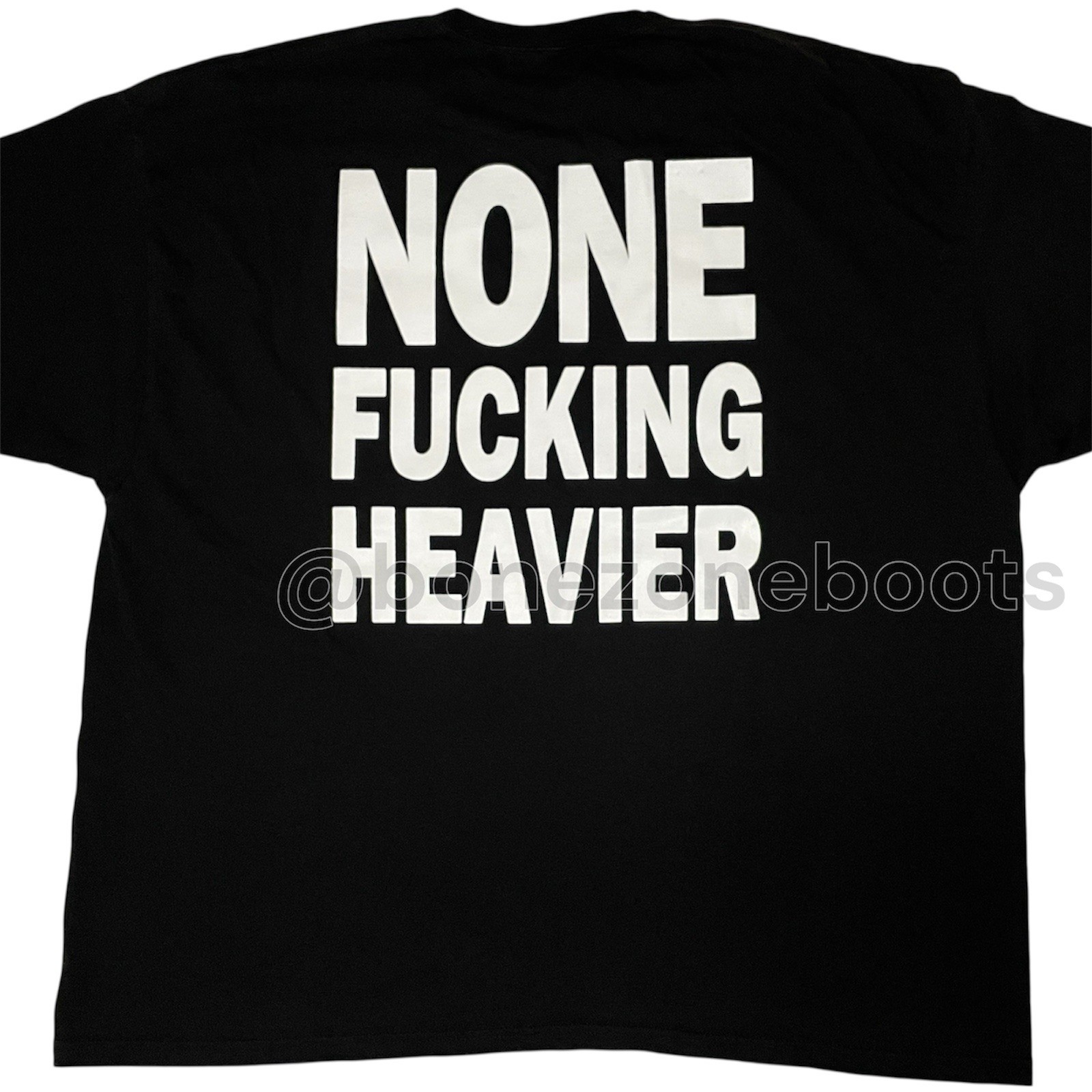Crowbar shirt NONE F*CKING HEAVIER hardcore sludge metal Down Eyehategod tour 3X