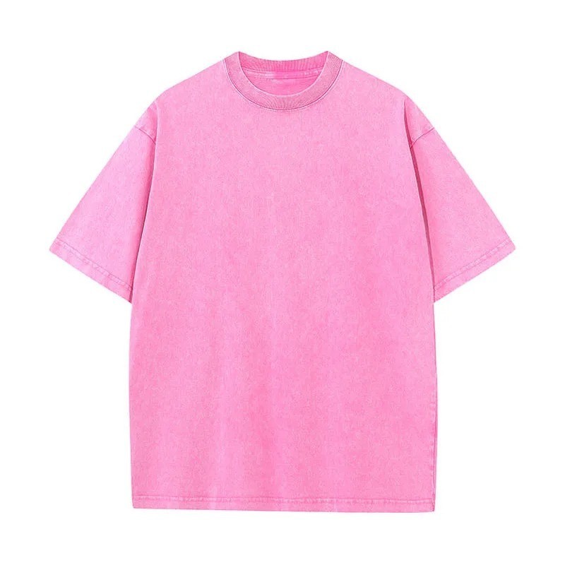 Oversized Washed T-Shirt Mens 100% Cotton Gym Fitness Loose Drop Shoulder Tee