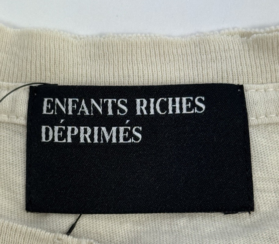 Enfants Riches Deprimes – Teenage Stuff Army White T-Shirt Size: XL