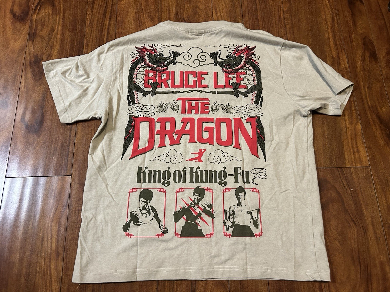 Bruce Lee X Shoe Place The Dragon Grey T Shirt