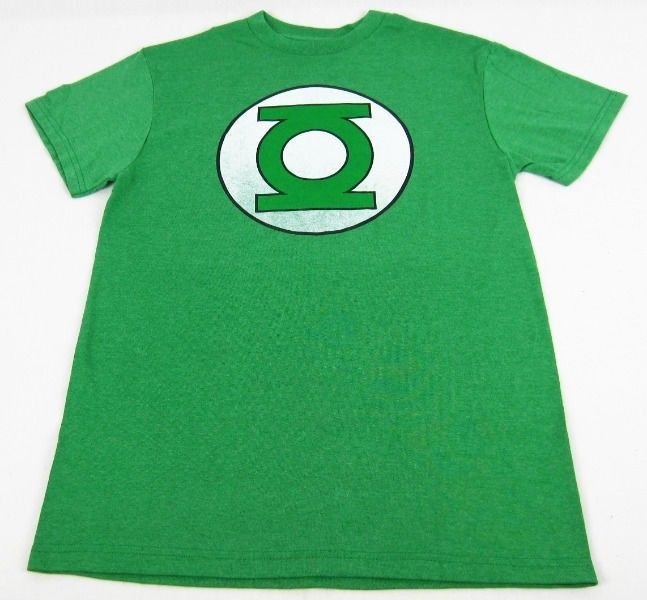 Mens DC Comics Originals Superhero Green Lantern Logo Short Sleeve T-Shirt S-2XL
