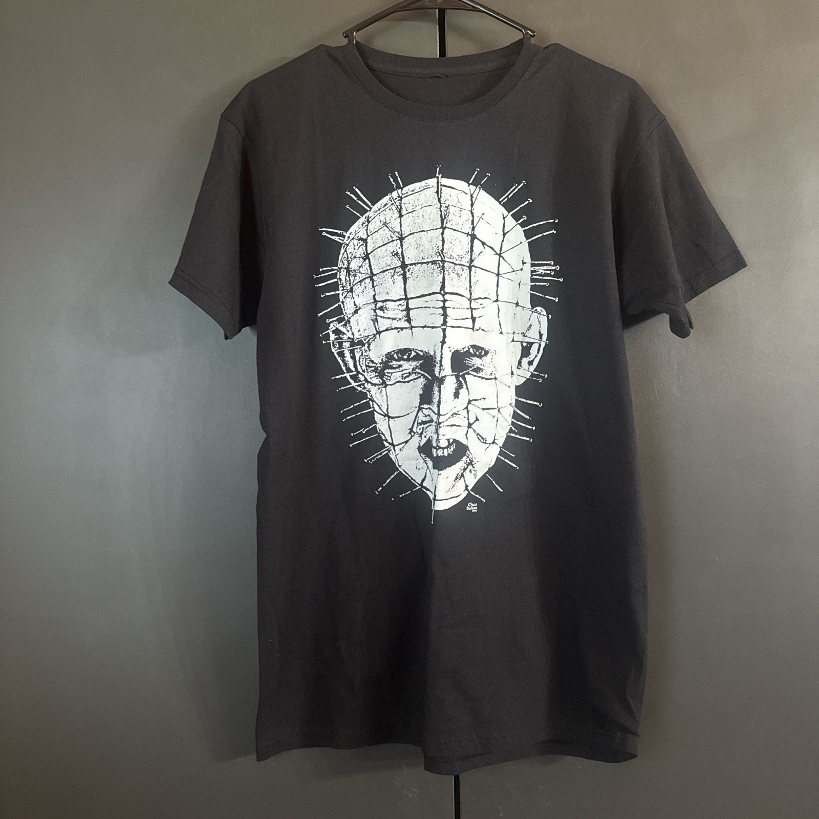 Hellraiser Black Pin Head Horror Movie T Shirt Chas Balum 2000 Large Rare