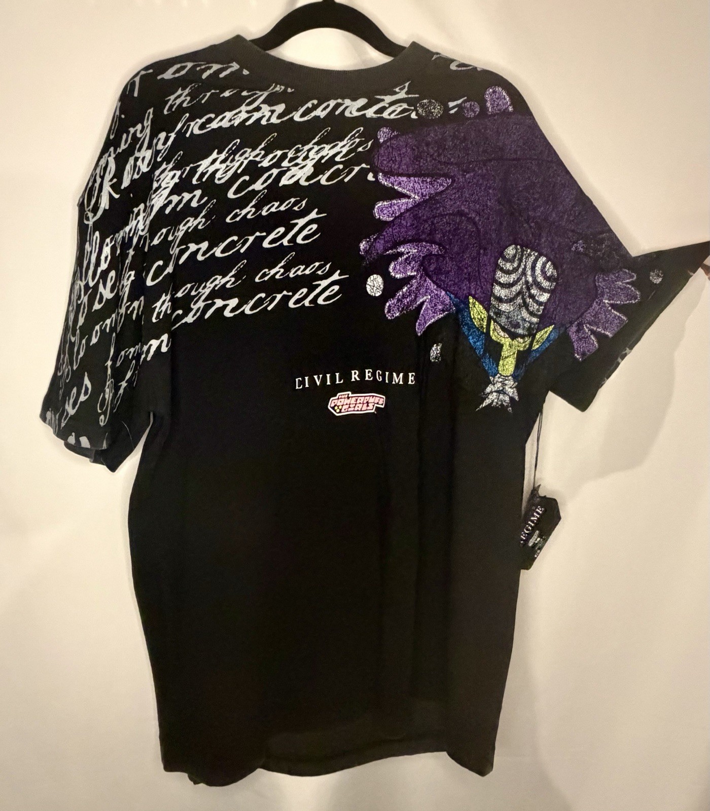 Civil Regime Powerpuff Girls Mojo Jojo Revenge Tee Size M