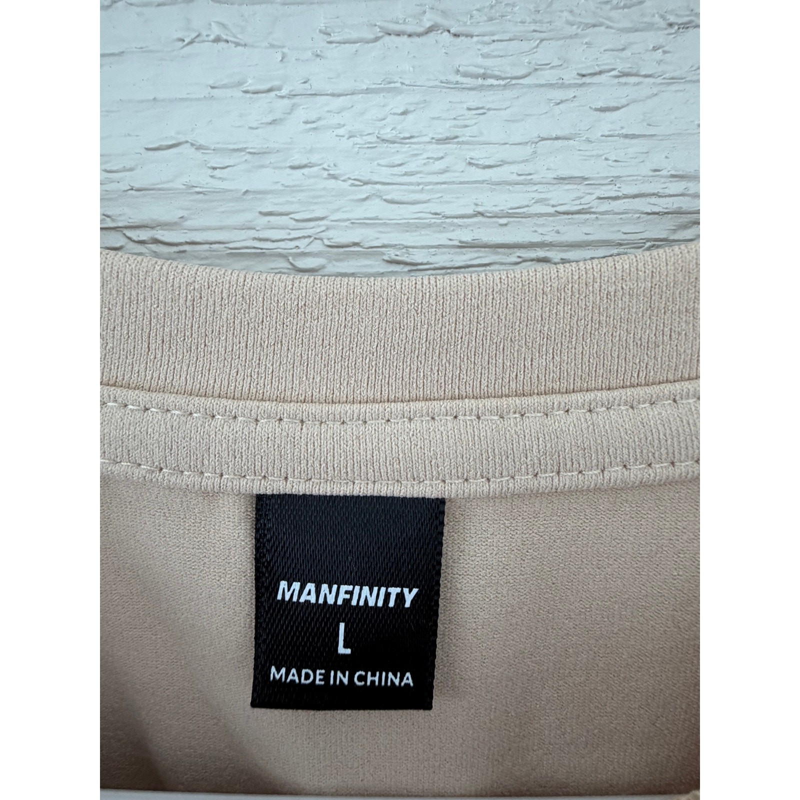 *MANFINITY* Oversized Streetwear Drop Shoulder T-Shirt Men’s Size Large