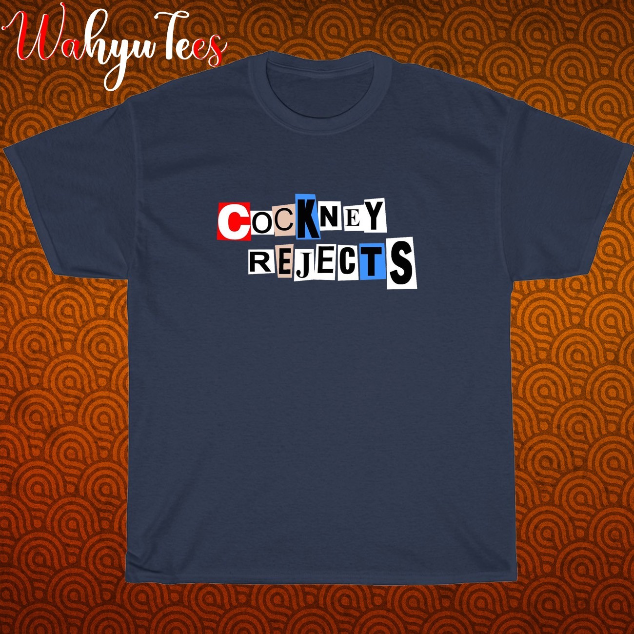 COCKNEY REJECTS Logo Black/Grey/Navy/White Size S-5XL Unisex T-Shirt