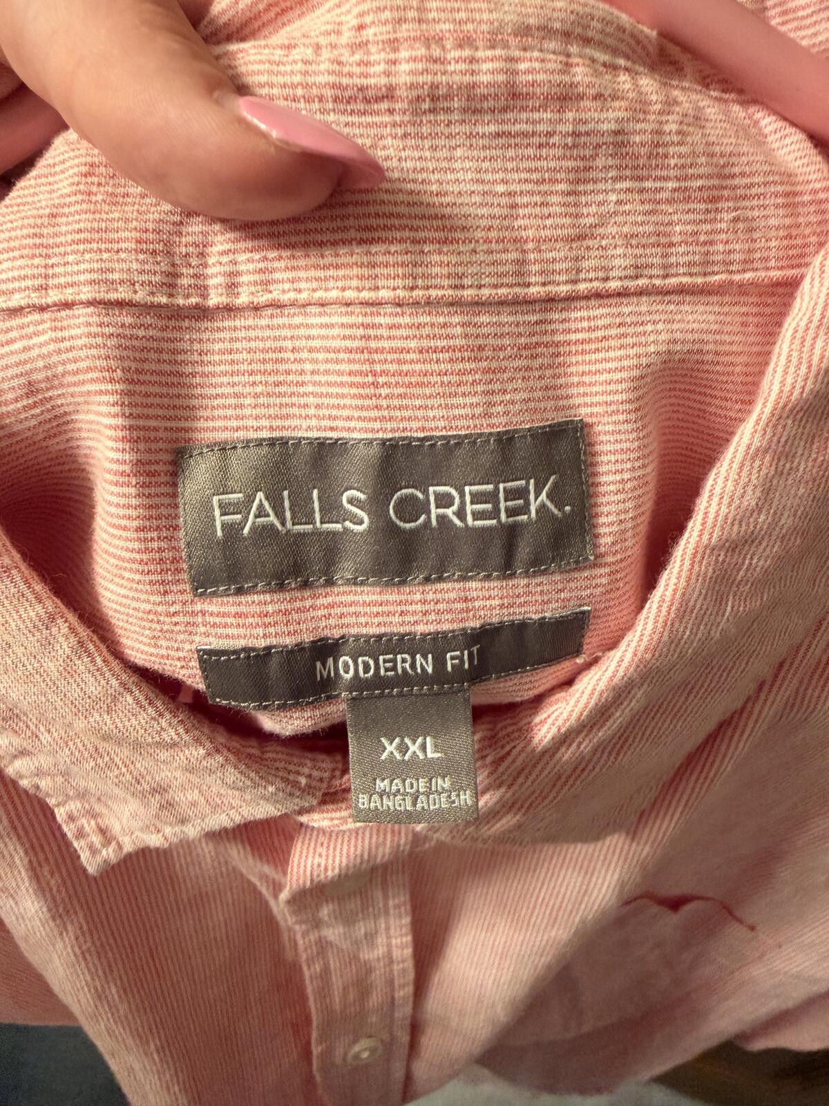 Falls Creek Men’s Button Up Short Sleeve Shirt