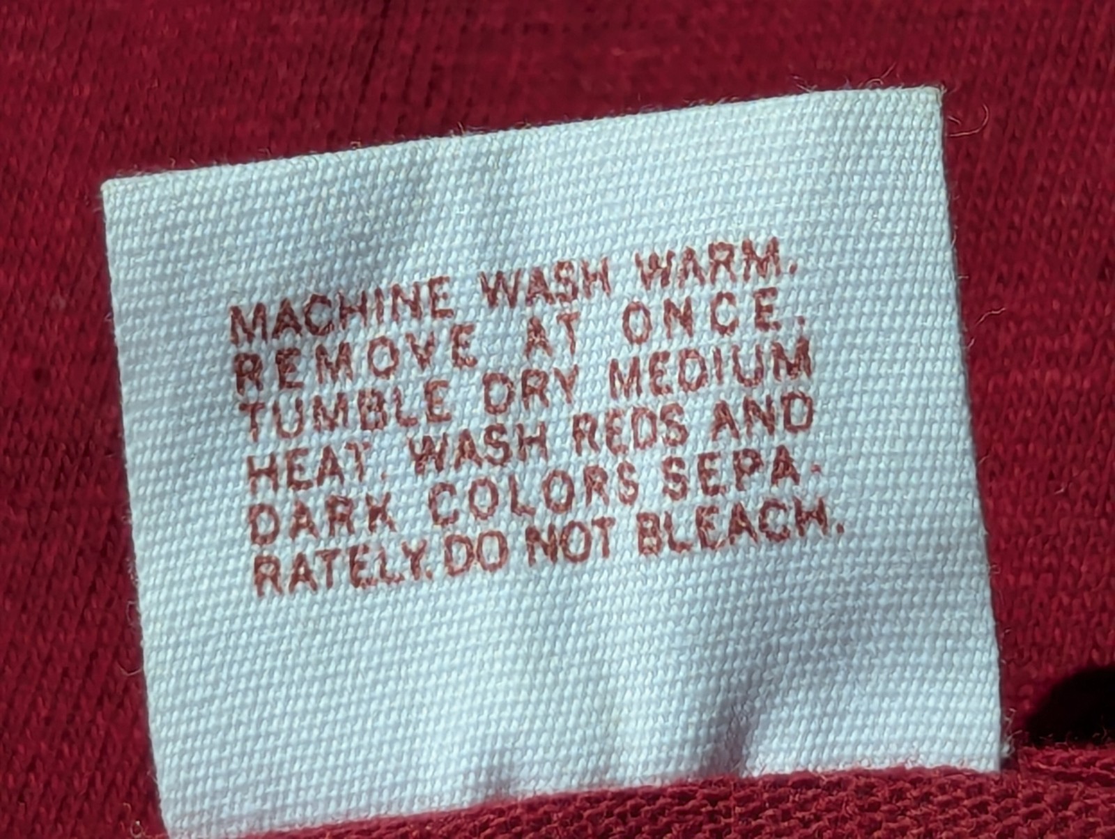 Vintage 60s 70s Mayo Spruce Wine Red Single Stitch Pocket T Shirt XS Nos