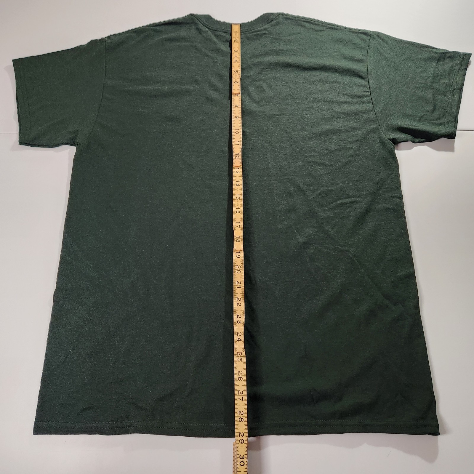 Gildan DryBlend Men’s Large Short Sleeve Crew Neck T-Shirt Dark Green 50/50 NWOT