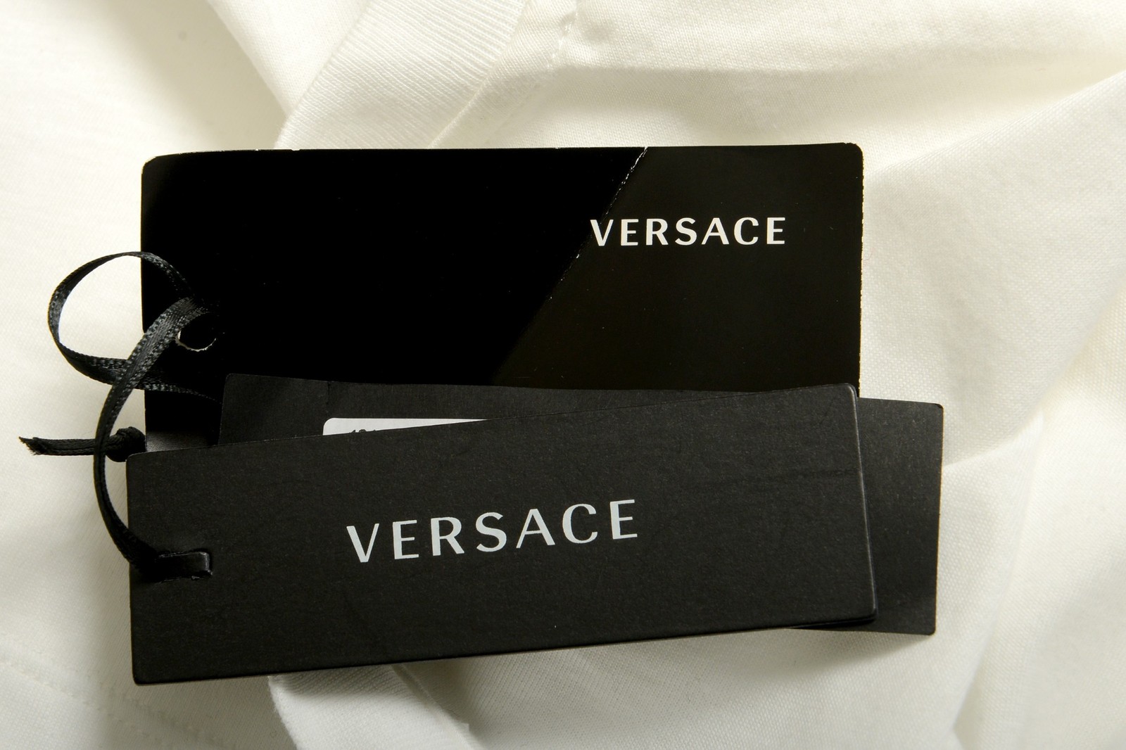 Versace Men’s White Short Sleeve Medusa Head Logo Print T-Shirt US XS IT 46