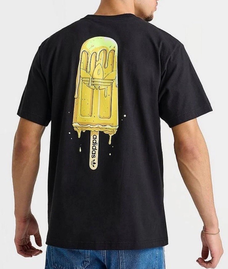 RARE NEW MENS ADIDAS ORIGINALS TREFOIL POPSICLE TREFOIL SHIRT ~SIZE Sm #KG1585