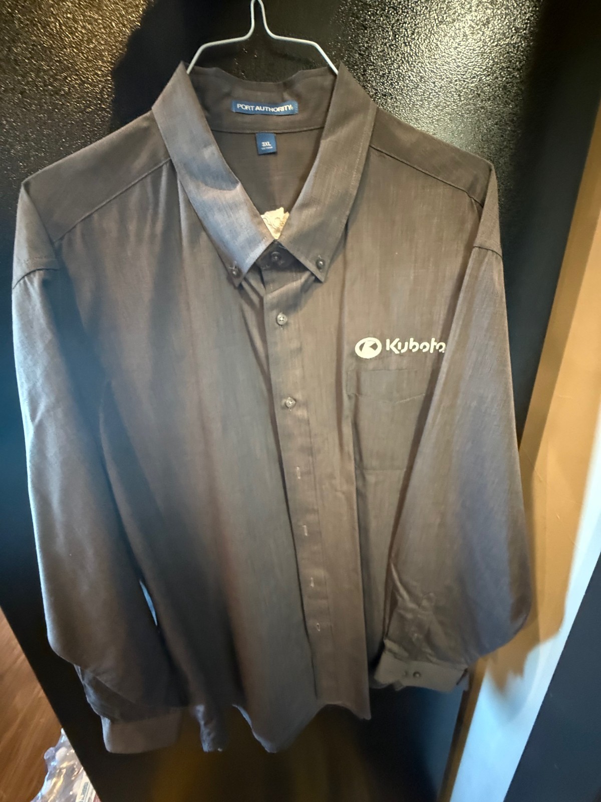 S640 Port Authority Easy Care Crosshatch Kubota University *3XL** Collared Shirt