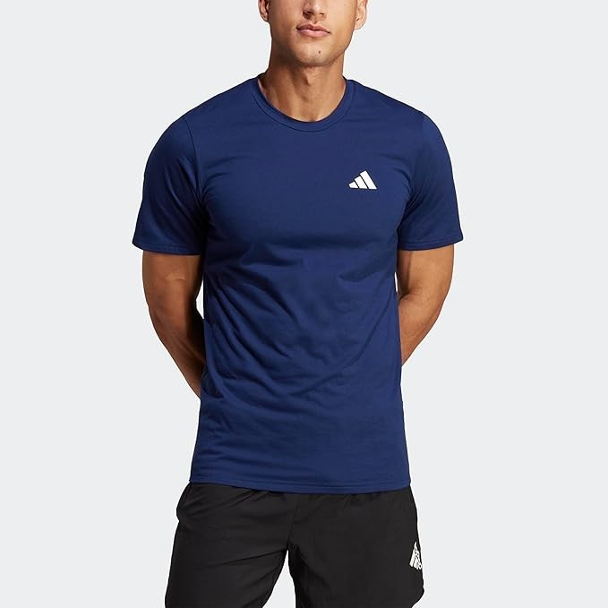 Brand New Adidas Mens Essentials Feelready Training T-Shirt – Navy – FREE SHIP