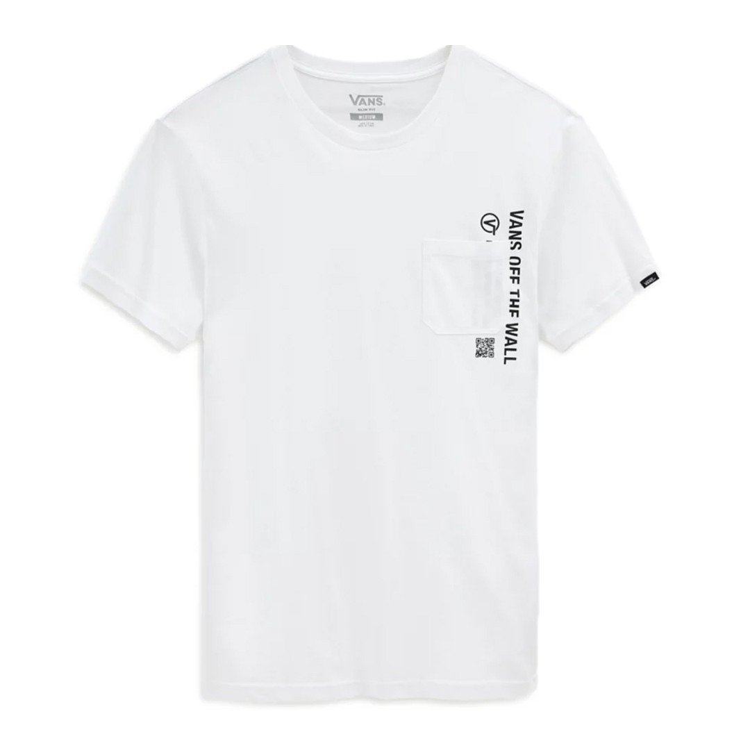 Vans “Quick Response” Short Sleeve Pocket Tee (White) Men’s Graphic T-Shirt