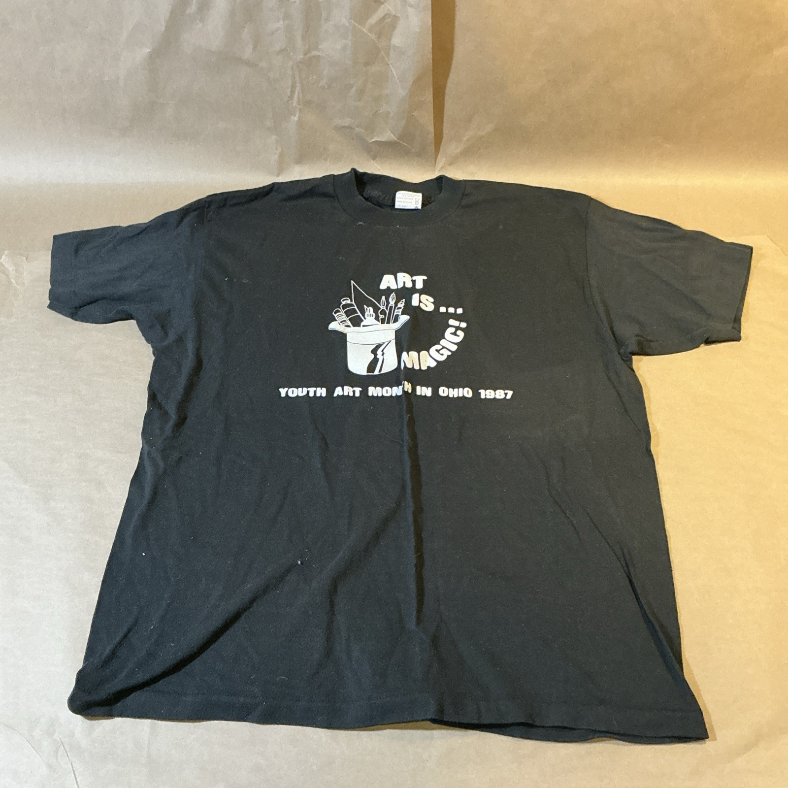 Vintage 1987 Youth Art Month In Ohio XL T-Shirt INV-JDH19