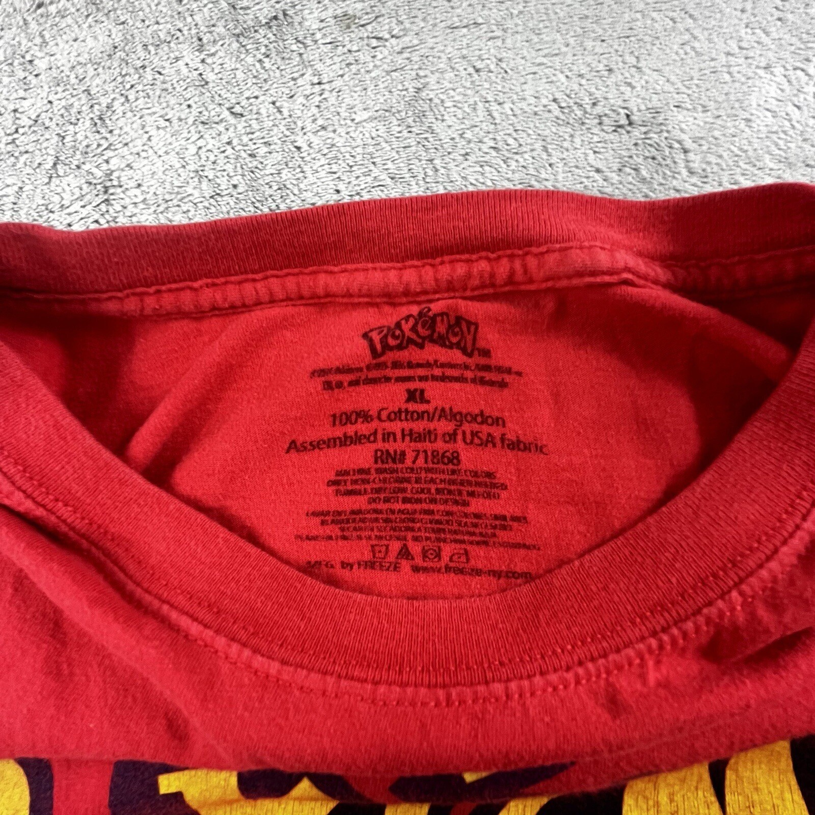 Pokémon Poke Ball T Shirt Mens XL Red Anime Cartoon Catch em All Trainer Ash Y2K