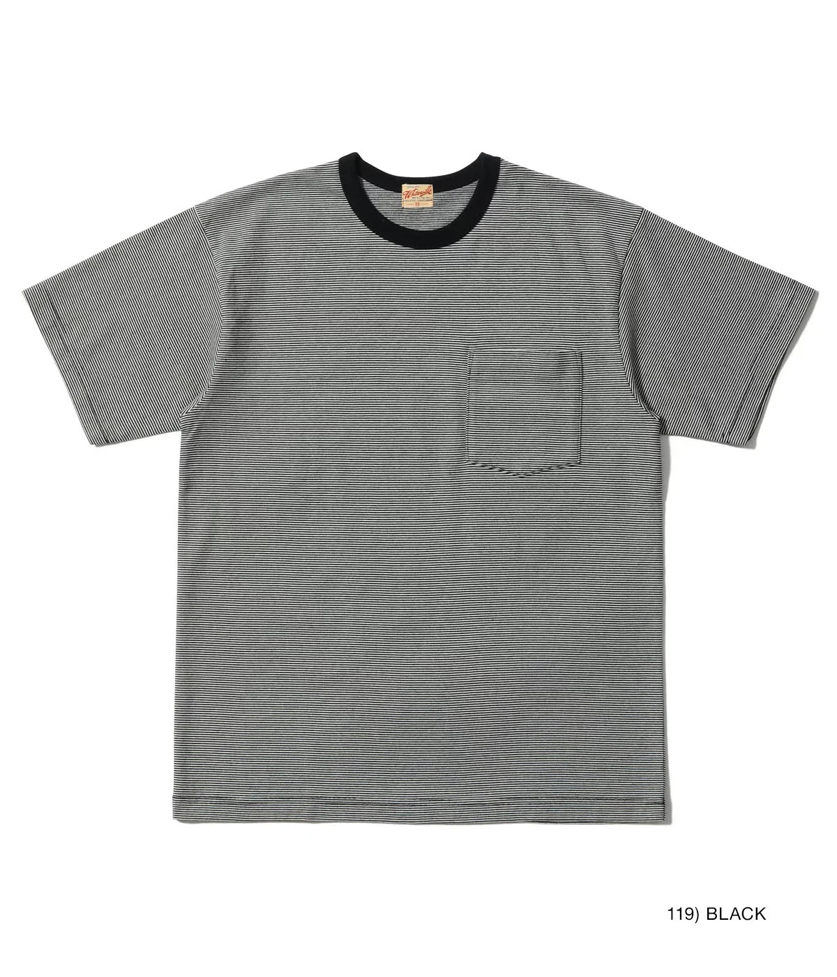 WHITESVILLE Lot No. WV79679 WHITESVILLE 30/2 FINE-LINED BORDER T-SHIRT Japan New