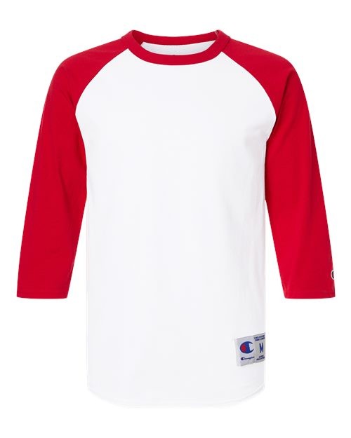 Champion Unisex Raglan Sleeve Baseball T-Shirt – T137