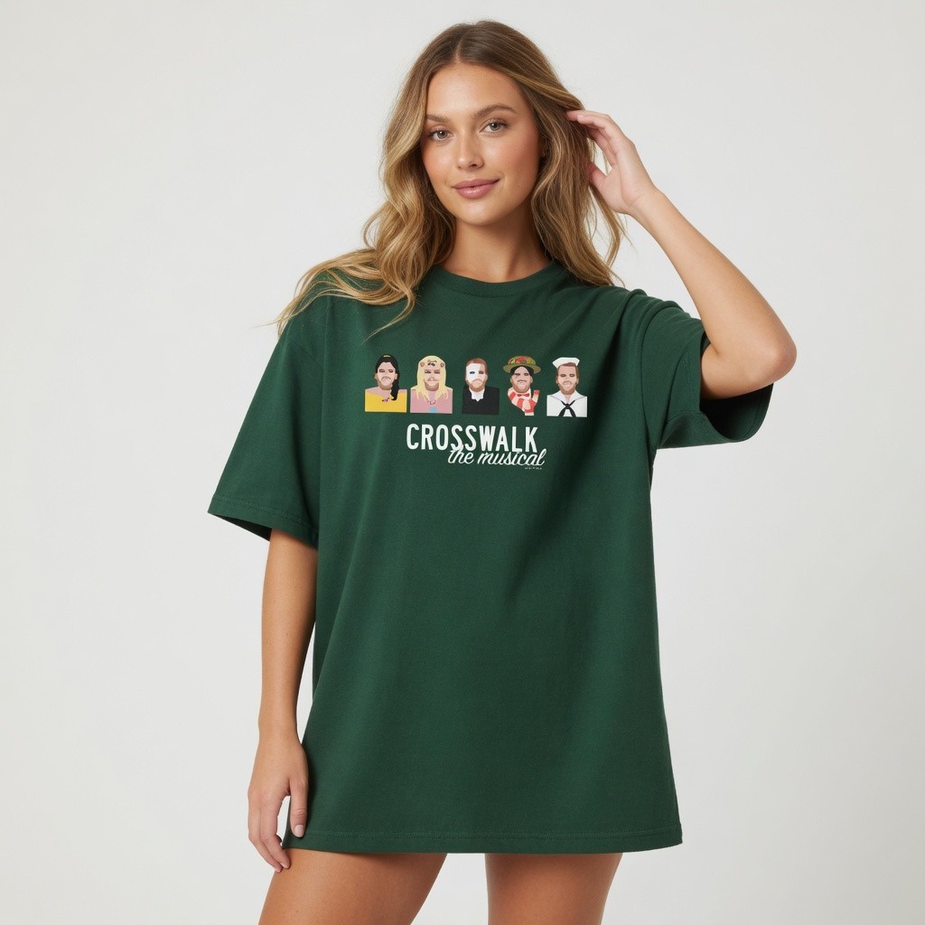 Comedy Musical Street Performance Graphic T Shirt Tri Blend Tee