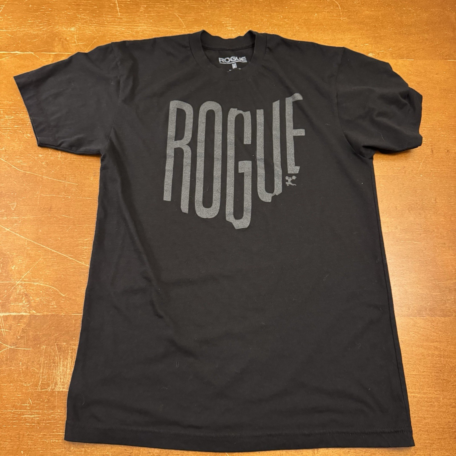 Rogue Fitness Shirt Mens Medium Black Short Sleeve Gym Workout Training USA Made
