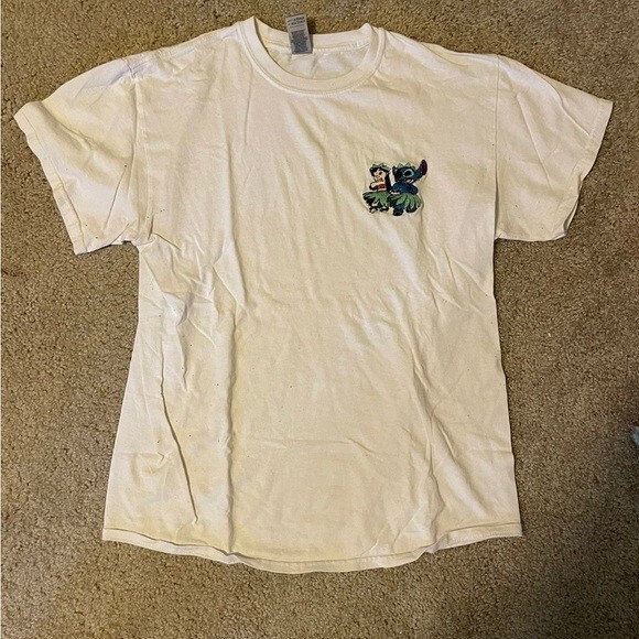 Lilo and stitch embroidered shirt