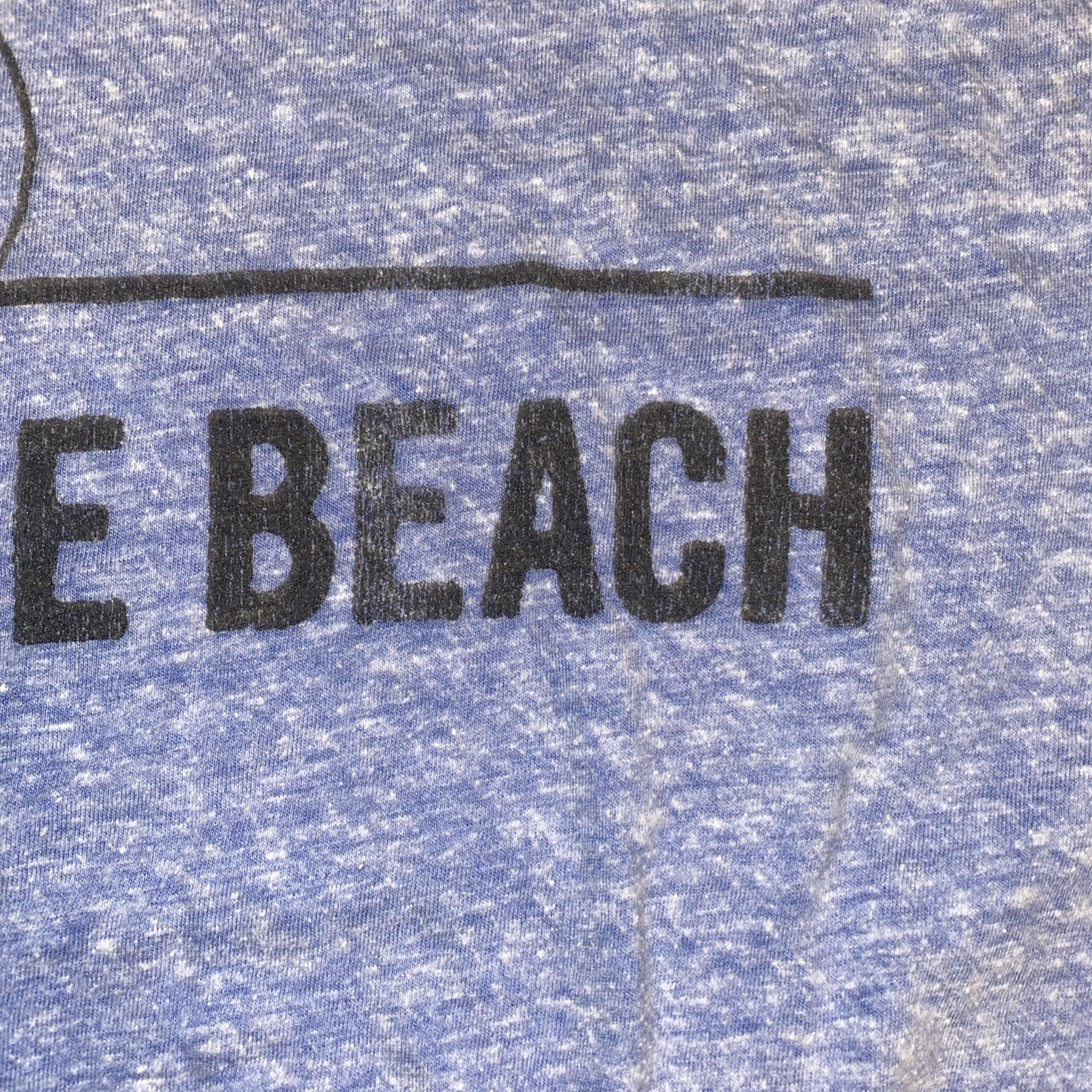 Pebble Beach Golf Course T-Shirt Large Heather Blue Original Retro Brand Tee