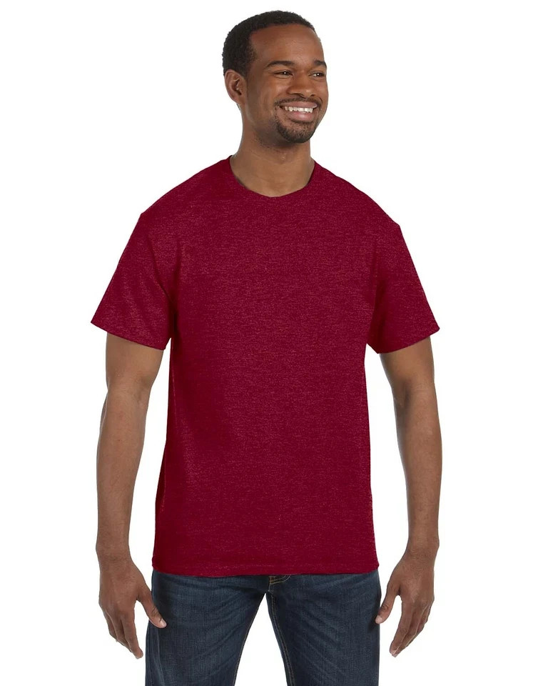 3 Pack Of Gildan G500 Men’s Short Sleeve Heavy Cotton Plain Blank Casual T-Shirt