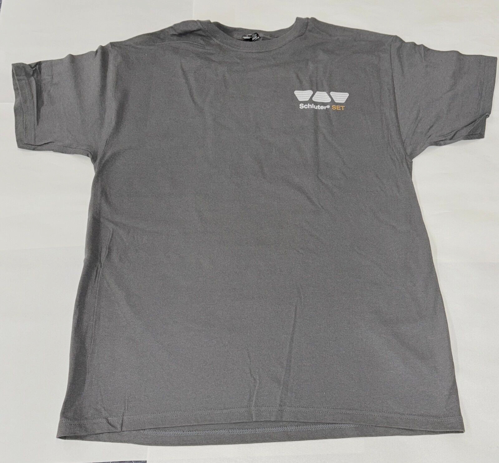 New Schluter Systems Large Charcoal Tee T-Shirt