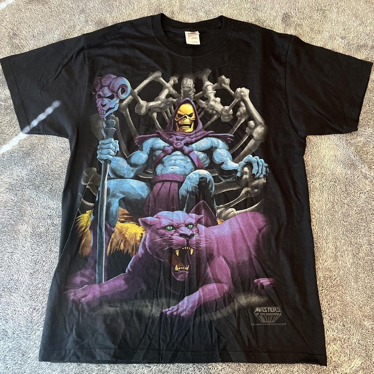 Masters Of The Universe Skeletor T-Shirt Black Short Sleeve tee NH27958