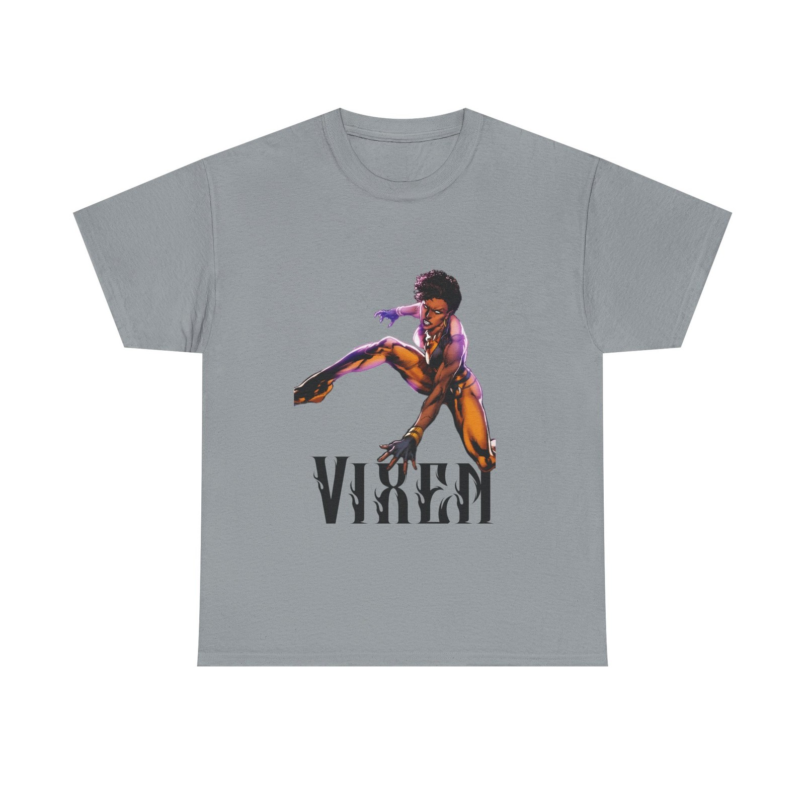 Vixen Unisex Tee – Vibrant Graphic Shirt, Custom Print Vixen Justice League Tee