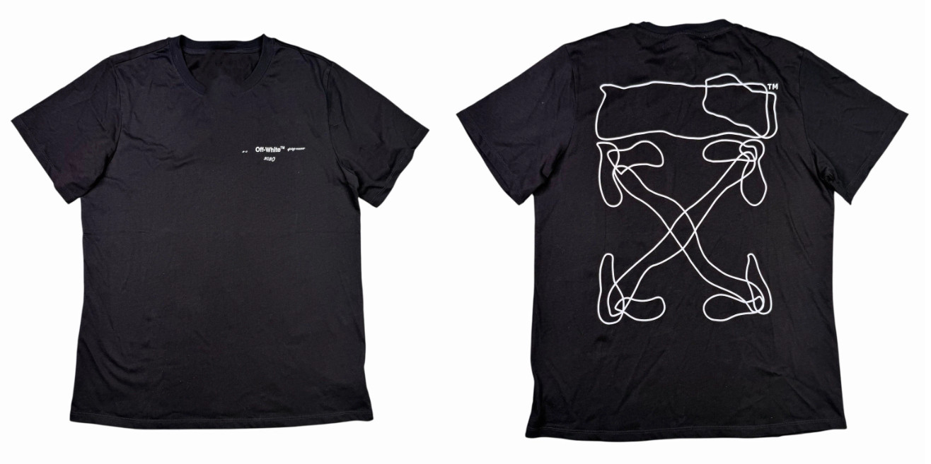 Off-White Reprint Black Abstract Arrows Tee Mens Adult T-Shirt S-5XL
